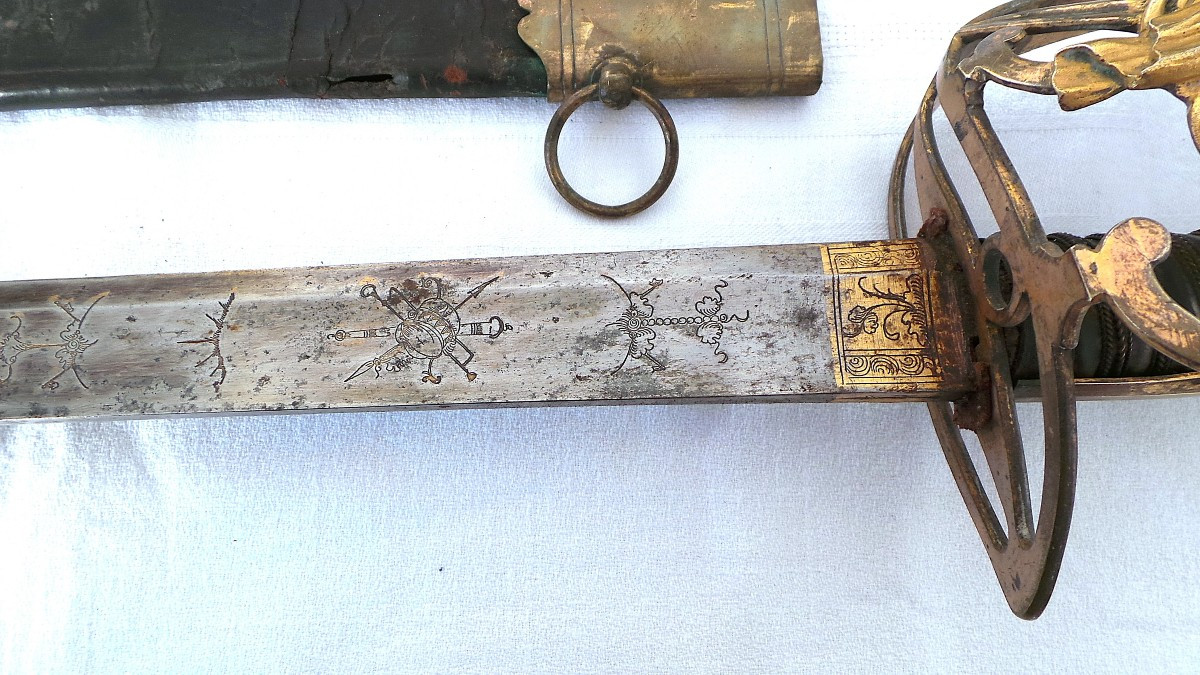 Sabre Of An Officer Of The Foot Chasseur Under Louis XVI-photo-2