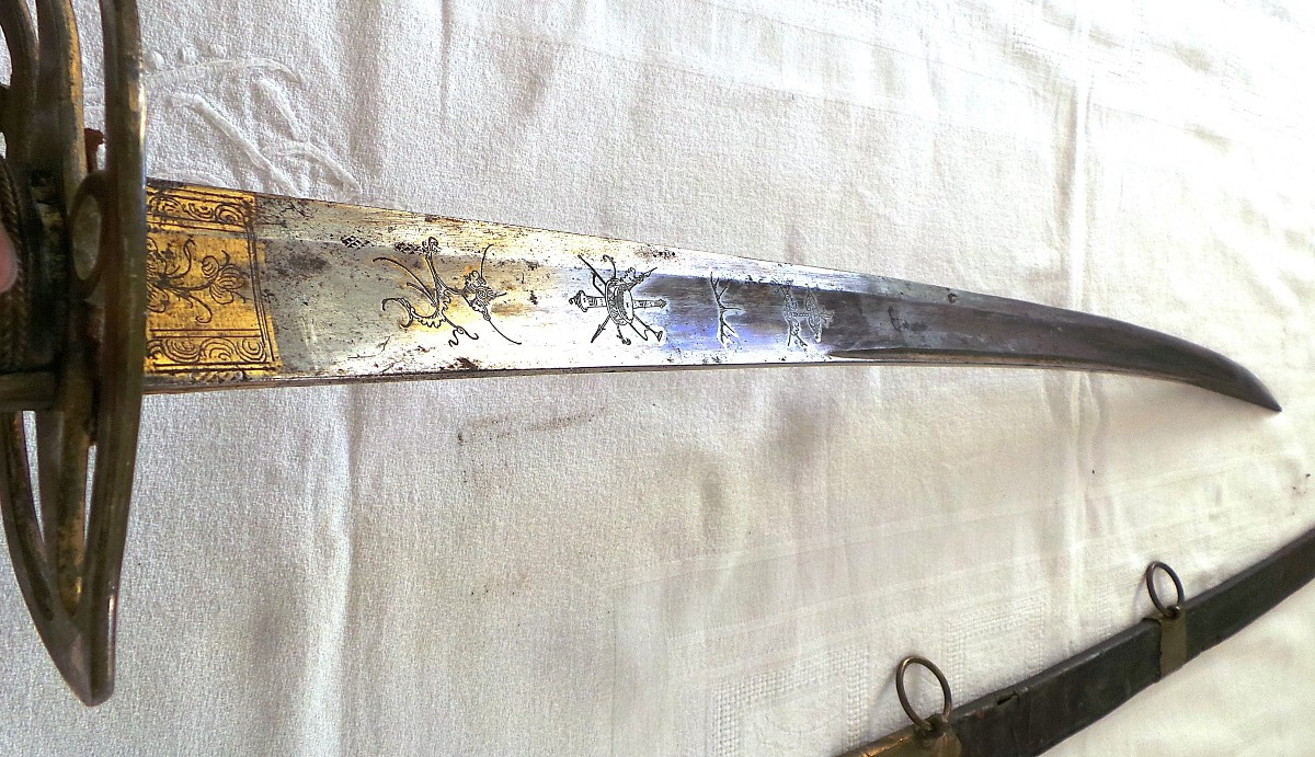 Sabre Of An Officer Of The Foot Chasseur Under Louis XVI-photo-5