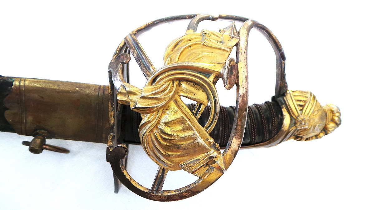 Sabre Of An Officer Of The Foot Chasseur Under Louis XVI-photo-7