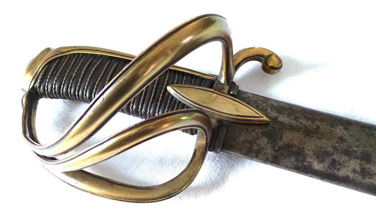 Light Cavalry Officer's Saber Model An IX (1800-1801) - Consulate-photo-3