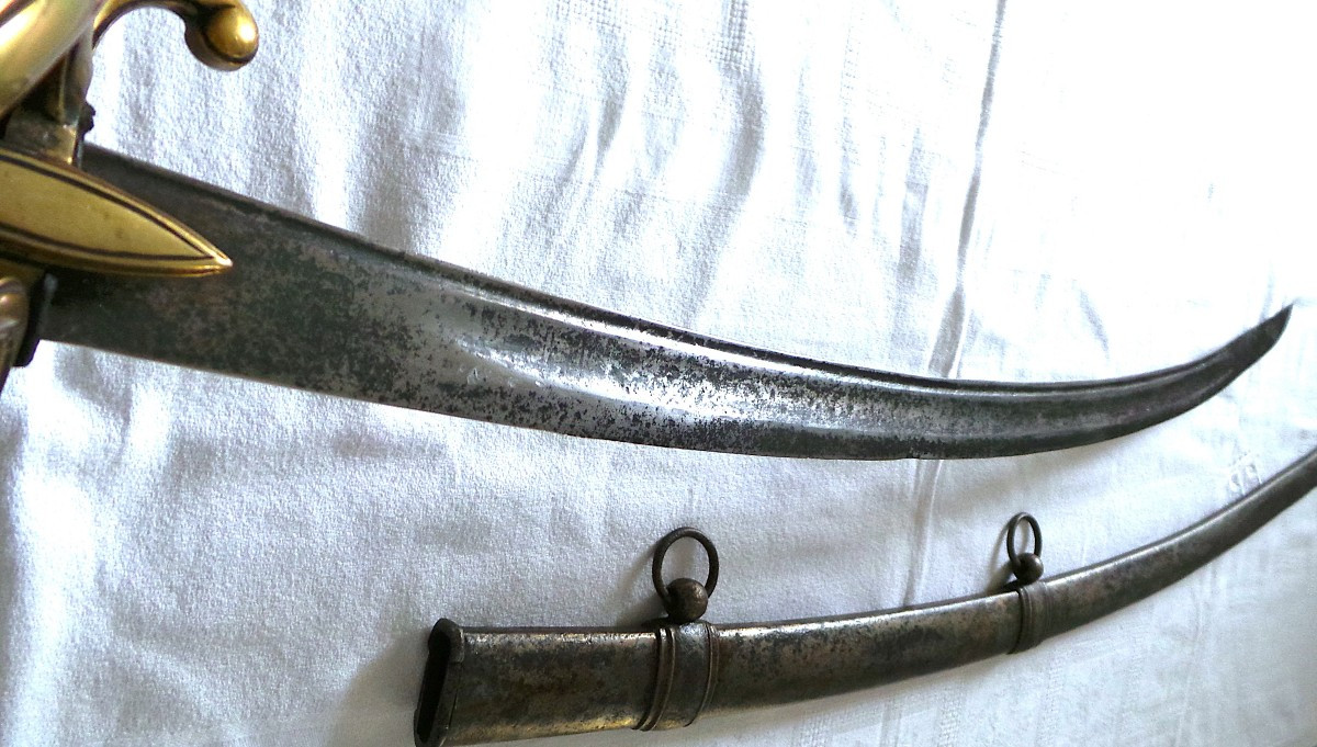 Light Cavalry Officer's Saber Model An IX (1800-1801) - Consulate-photo-3