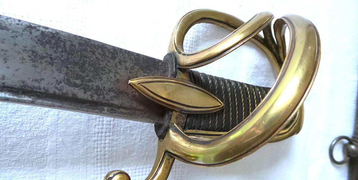 Light Cavalry Officer's Saber Model An IX (1800-1801) - Consulate-photo-5