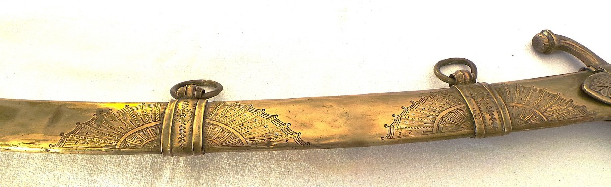 Light Cavalry Officer's Sabre With Melon Sides - 1st Empire-photo-3