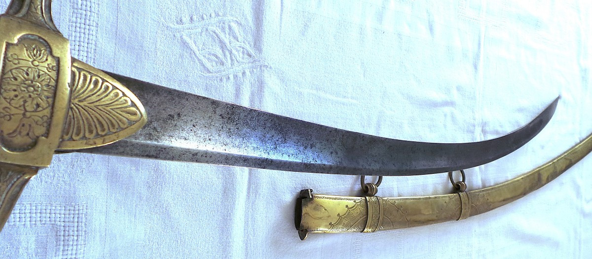 Light Cavalry Officer's Sabre With Melon Sides - 1st Empire-photo-4