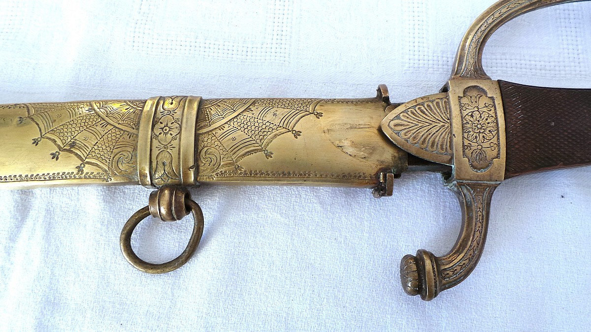 Light Cavalry Officer's Sabre With Melon Sides - 1st Empire-photo-7