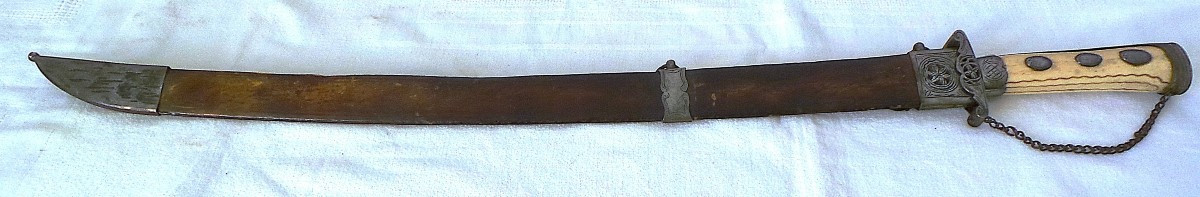 Fort Hunting Cutlery - 18th Century - With Its Sheath-photo-2