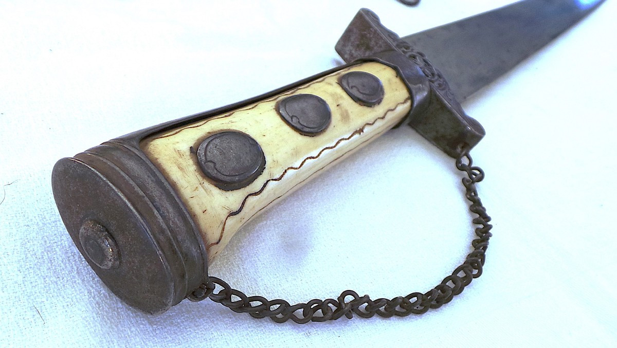 Fort Hunting Cutlery - 18th Century - With Its Sheath-photo-2