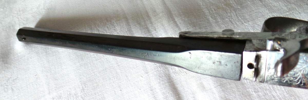PISTOLET DE TIR SYSTEME GASTINE RENETTE - CAL 6 m/m- 1850-60 - II° EMPIRE-photo-4