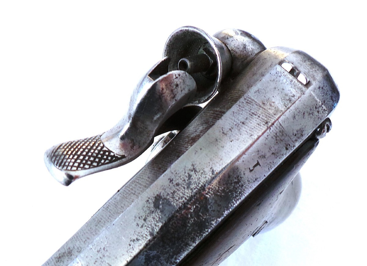 PISTOLET PROTOTYPE D ESSAI ATTRIBUE A " GUSTAVE DELVIGNE " -1848-1850 - XIX°-photo-1