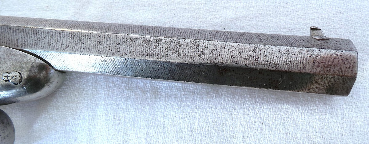 PISTOLET PROTOTYPE D ESSAI ATTRIBUE A " GUSTAVE DELVIGNE " -1848-1850 - XIX°-photo-5