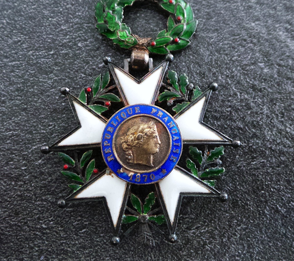 MEDAILLE DE CHEVALIER DE LA LEGION D HONNEUR III° REPUBLIQUE-photo-3