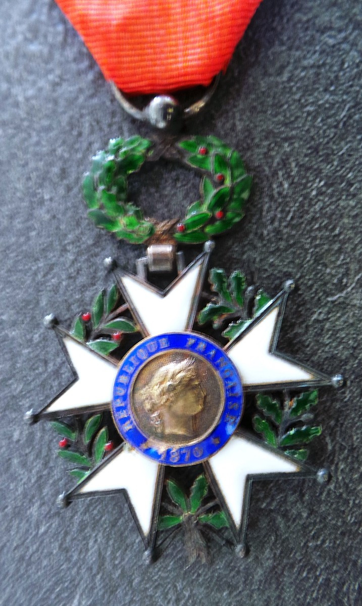 MEDAILLE DE CHEVALIER DE LA LEGION D HONNEUR III° REPUBLIQUE-photo-1