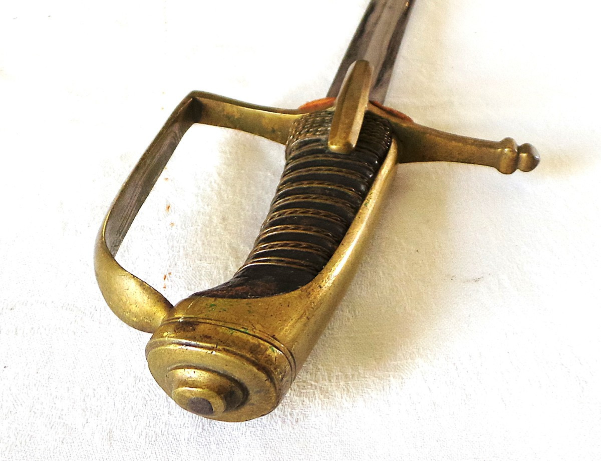 Saber Cavalry Officer - XVIII° -period Louis XVI-revolution- 1 St Empire-photo-5