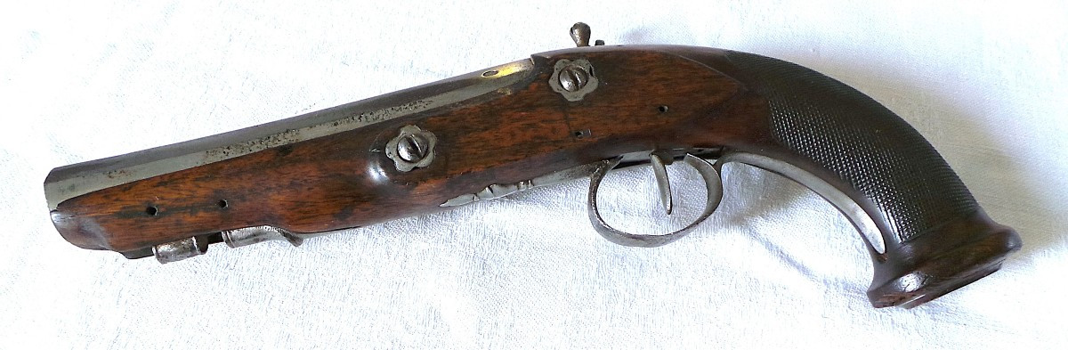 Pistol - St-etienne Manufacture - 1 St Empire - Flintlock Lock-photo-2