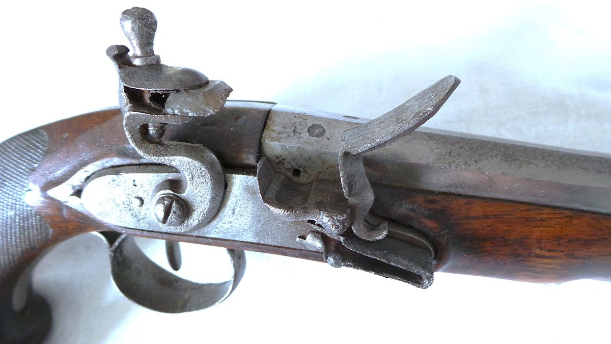 Pistol - St-etienne Manufacture - 1 St Empire - Flintlock Lock-photo-1