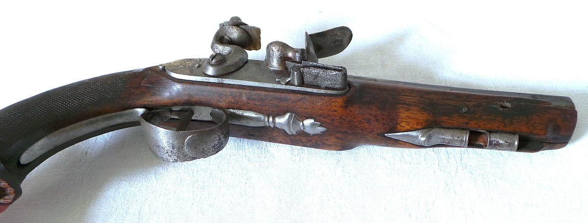 Pistol - St-etienne Manufacture - 1 St Empire - Flintlock Lock-photo-2
