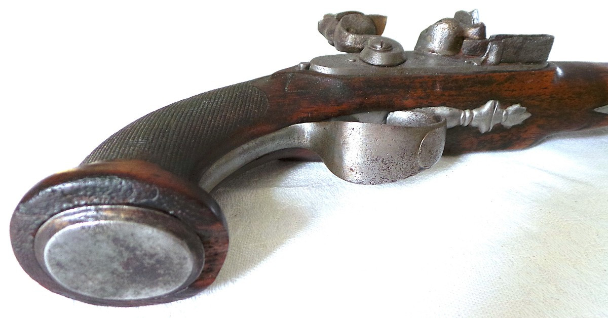 Pistol - St-etienne Manufacture - 1 St Empire - Flintlock Lock-photo-3