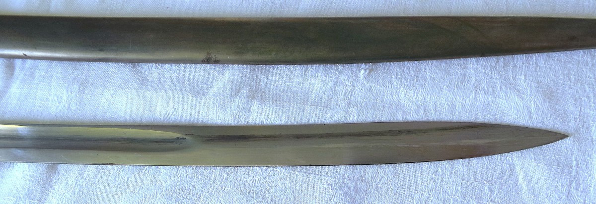 SABRE D OFFICIER SUISSE - MOD - 1883- WAFFENFABRICK NEUHAUSSER- XIX°-photo-4