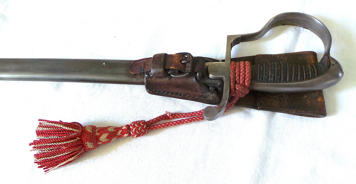 SABRE D OFFICIER SUISSE - MOD - 1883- WAFFENFABRICK NEUHAUSSER- XIX°-photo-3