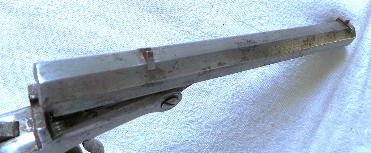 PISTOLET DE TIR DE SALON -BREVET " JOSEPH LECLERC " - XIX° -1886-photo-4