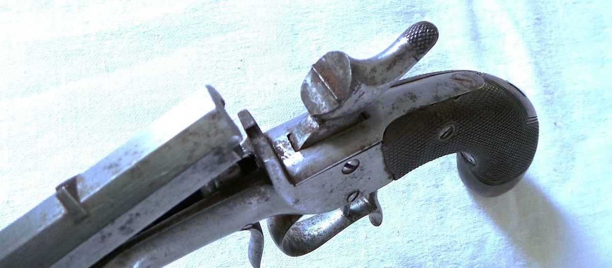 PISTOLET DE TIR DE SALON -BREVET " JOSEPH LECLERC " - XIX° -1886-photo-5