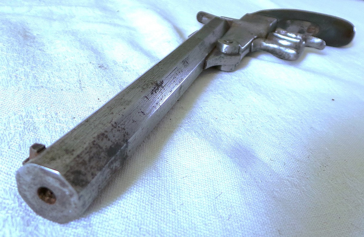 PISTOLET DE TIR DE SALON -BREVET " JOSEPH LECLERC " - XIX° -1886-photo-6
