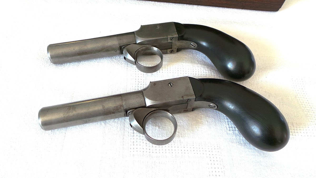 Case -pistol " Bootleg " & Knife Louvetier - Ii° Empire-photo-4