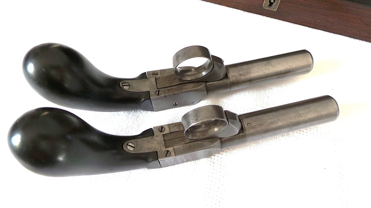 Case -pistol " Bootleg " & Knife Louvetier - Ii° Empire-photo-6