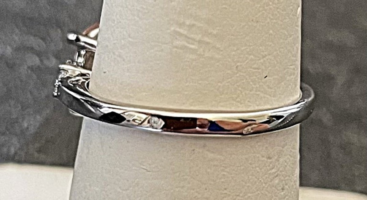 18 K Gold Ring - Numbered - Salmon Pink Tourmaline & Diamonds - Eagle-head Poincon - XX° Century-photo-4