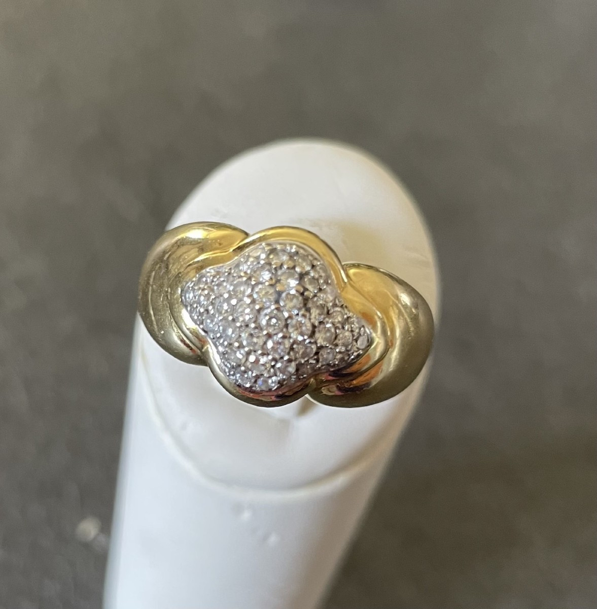 18k Gold Ring & 40 Diamonds - XX°- Eagle Head Poincon--photo-3