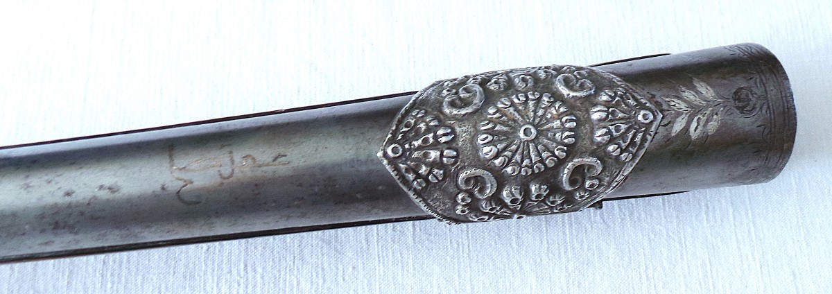 TROMBLON OTTOMAN A SILEX - PLATINE SIGNE " N . FRACHET " - XVIII°-photo-2