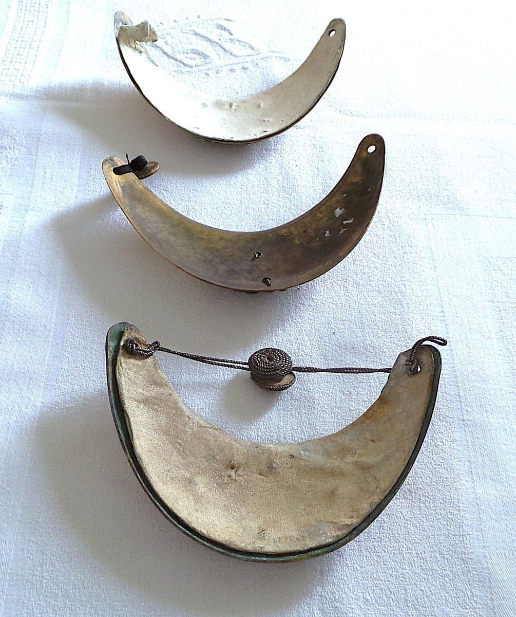 Set Of 1830 National Guard Officer's Collar Studs-photo-2