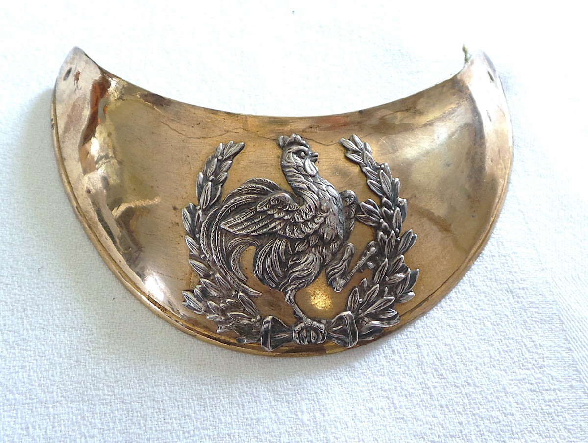 Set Of 1830 National Guard Officer's Collar Studs-photo-5