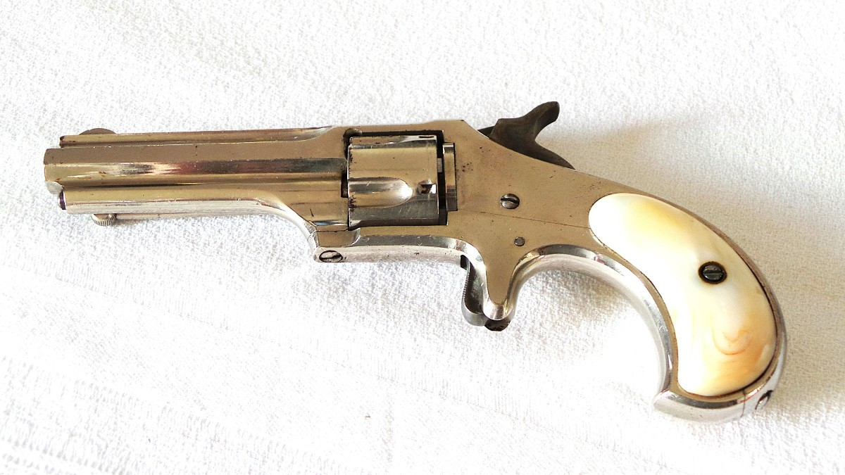 REVOLVER REMINGTON  "SMOOT"  -NEW N°2 - CAL 32 RF ( 1873-1885) USA-photo-2