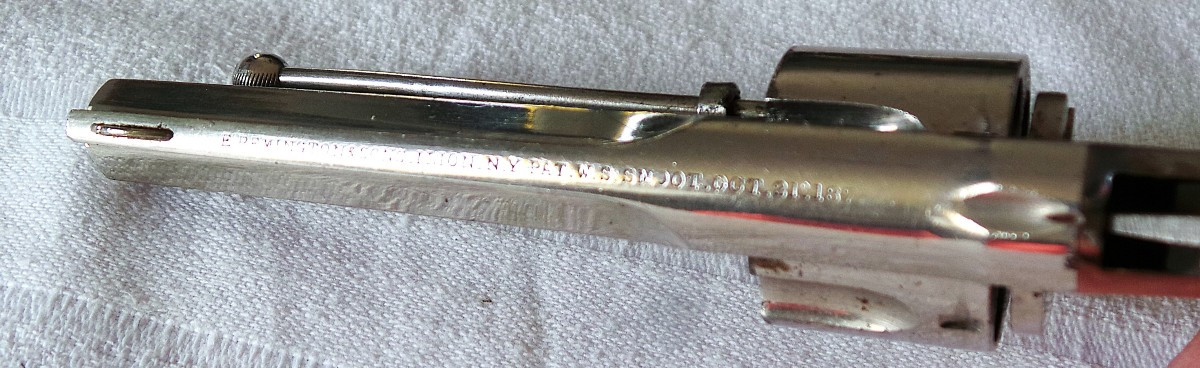 REVOLVER REMINGTON  "SMOOT"  -NEW N°2 - CAL 32 RF ( 1873-1885) USA-photo-3