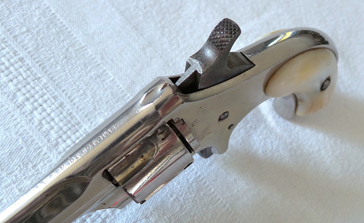 REVOLVER REMINGTON  "SMOOT"  -NEW N°2 - CAL 32 RF ( 1873-1885) USA-photo-3