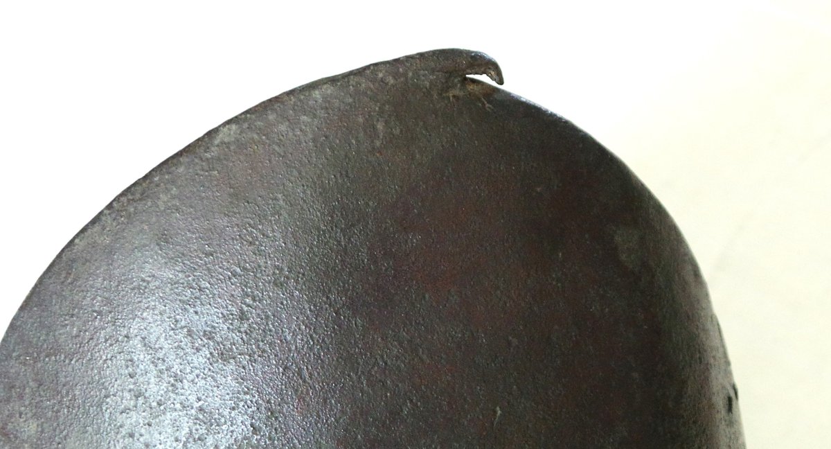 Cabasset A Petit Ergot De Fantassin d'Infanterie Ou De Piquet - Circa 1550 - XVI° Century-photo-3