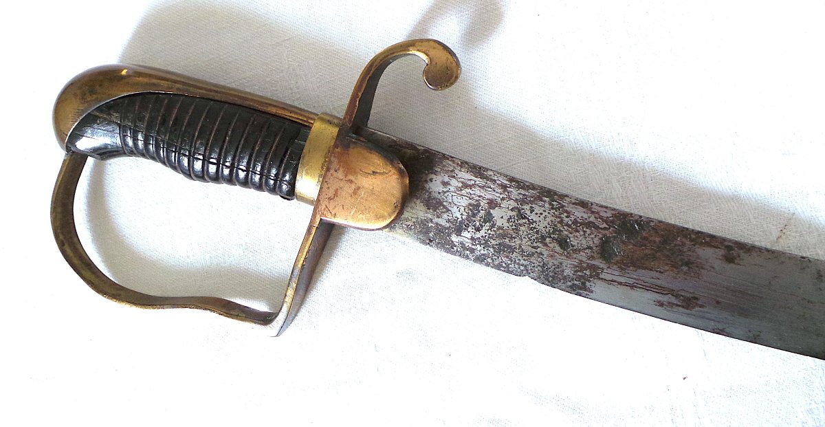 SABRE DE CAVALERIE LEGERE - PRUSSIENNE-AUTRICHIENNE  DU  TYPE 1796- XIX°- -photo-2
