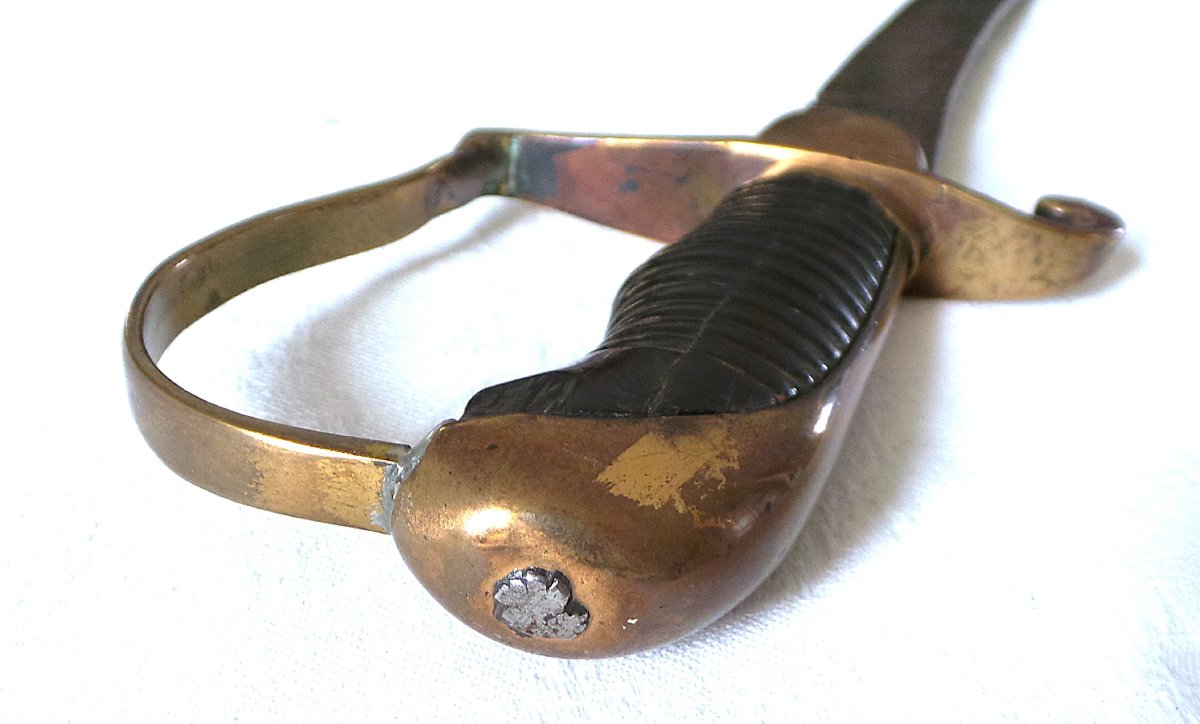 SABRE DE CAVALERIE LEGERE - PRUSSIENNE-AUTRICHIENNE  DU  TYPE 1796- XIX°- -photo-2