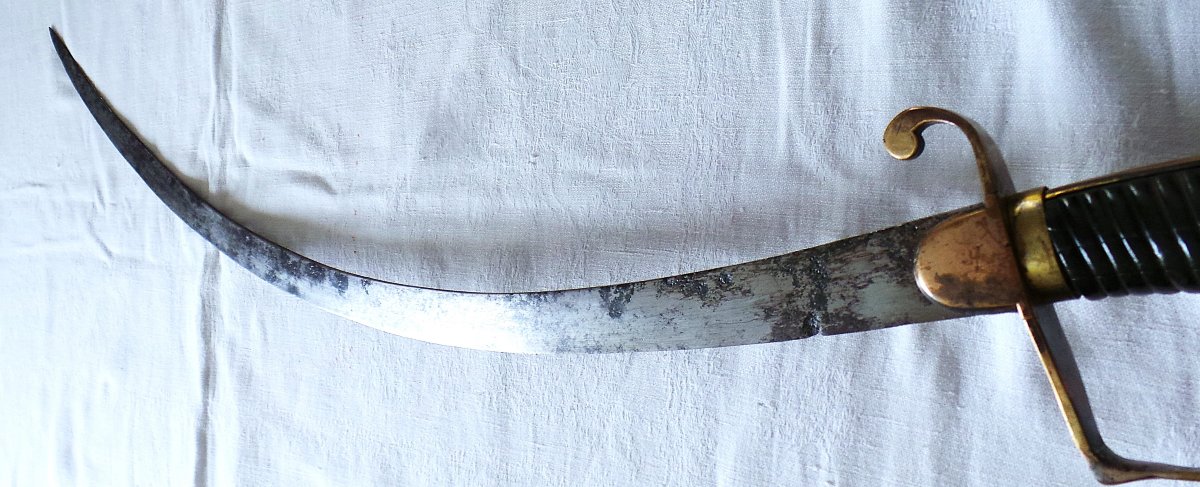 SABRE DE CAVALERIE LEGERE - PRUSSIENNE-AUTRICHIENNE  DU  TYPE 1796- XIX°- -photo-4