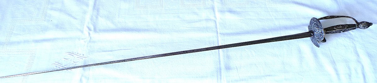Silver Court Sword From The Louis XVI Era - 18th Century-photo-3