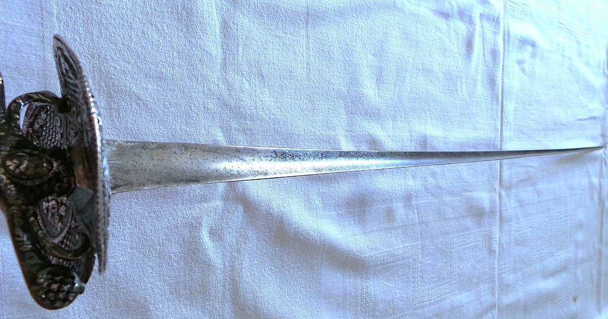 Silver Court Sword From The Louis XVI Era - 18th Century-photo-6