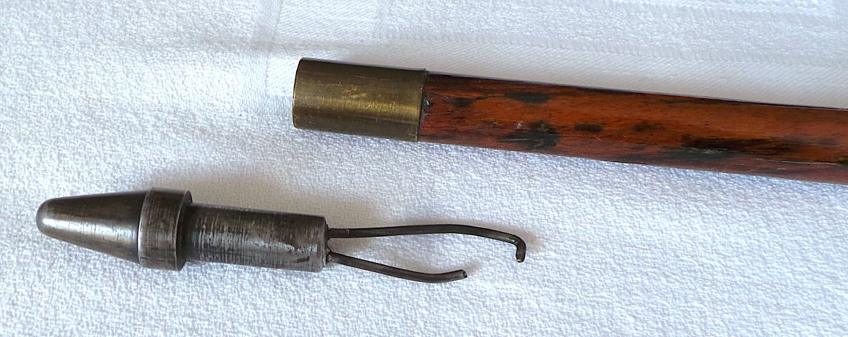 Etoile-model Shotgun Cane From The St-etienne Arms & Bicycles Manufactory France -xix°-photo-4
