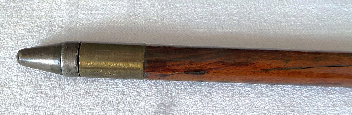 Etoile-model Shotgun Cane From The St-etienne Arms & Bicycles Manufactory France -xix°-photo-5