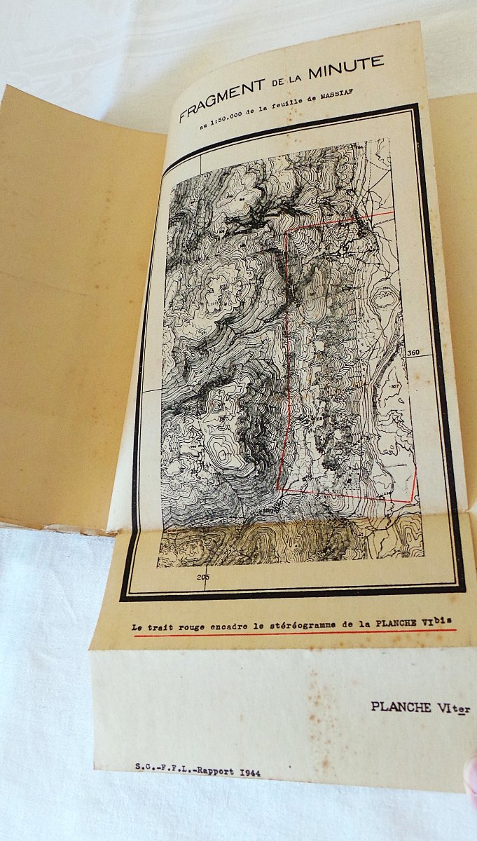 RAPPORT 1944 - FORCES FRANCAISE AU LEVANT - SERVICES GEOGRAPHIQUE - XX°-photo-4