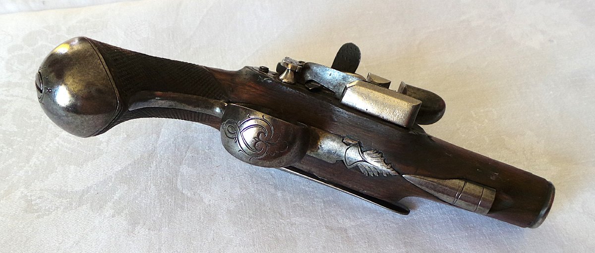 Cavalry Officer's Pistol - 18th Century - Miquelet-style Lock-photo-1