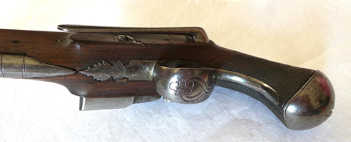 Cavalry Officer's Pistol - 18th Century - Miquelet-style Lock-photo-3