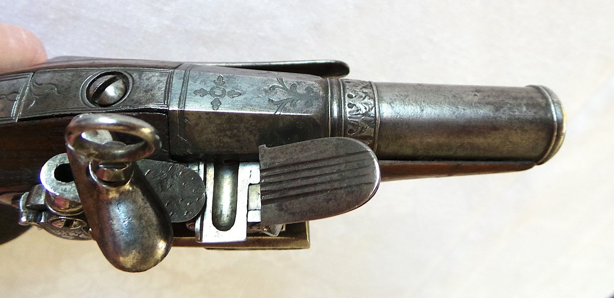 Cavalry Officer's Pistol - 18th Century - Miquelet-style Lock-photo-4