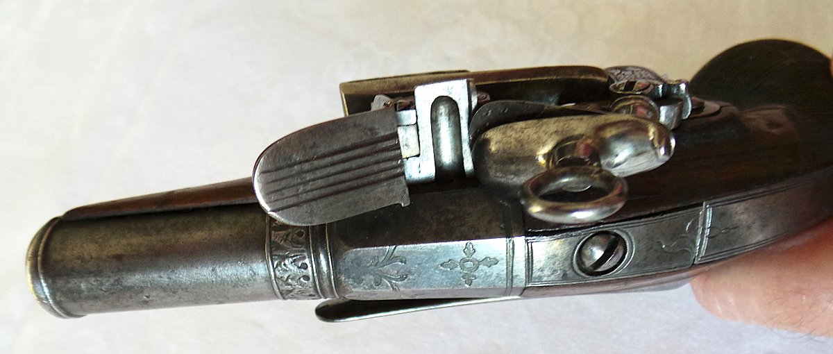 Cavalry Officer's Pistol - 18th Century - Miquelet-style Lock-photo-5