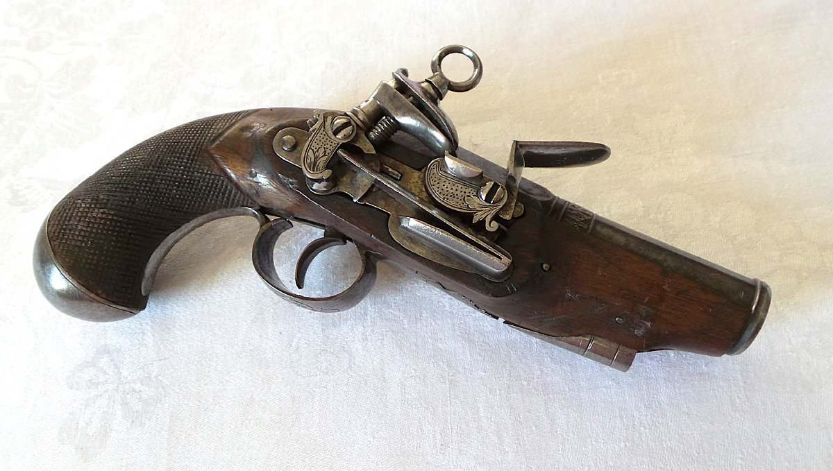 Cavalry Officer's Pistol - 18th Century - Miquelet-style Lock